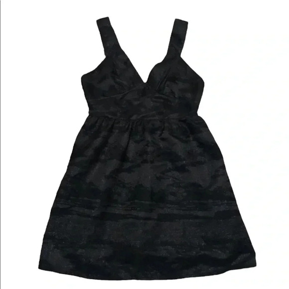 NWT H & M Black Sleeveless Fit & Flare Dress 10 - Picture 6 of 9